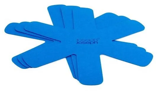JOSEPH JOSEPH Set 3 suporturi din filc pentru vase, albastru, 0,6x45,7x45,7cm