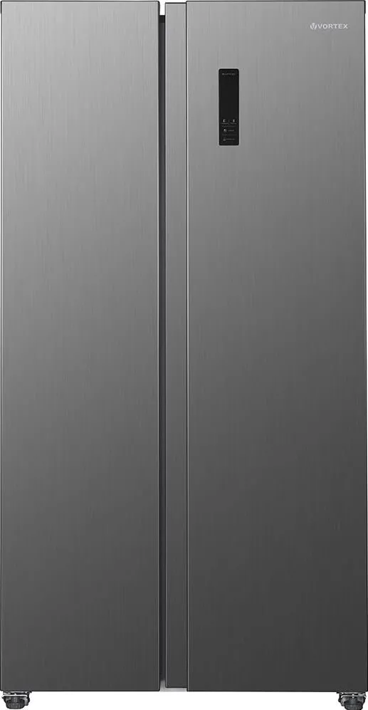 Vortex Side by side VS43NSS01H, NO FROST, 442 L, H 177 CM, CLASA E, inox