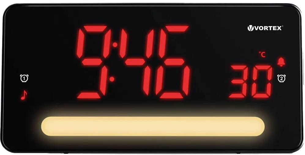 Vortex Radio CU CEAS VORTEX VO2615, FM, NEGRU