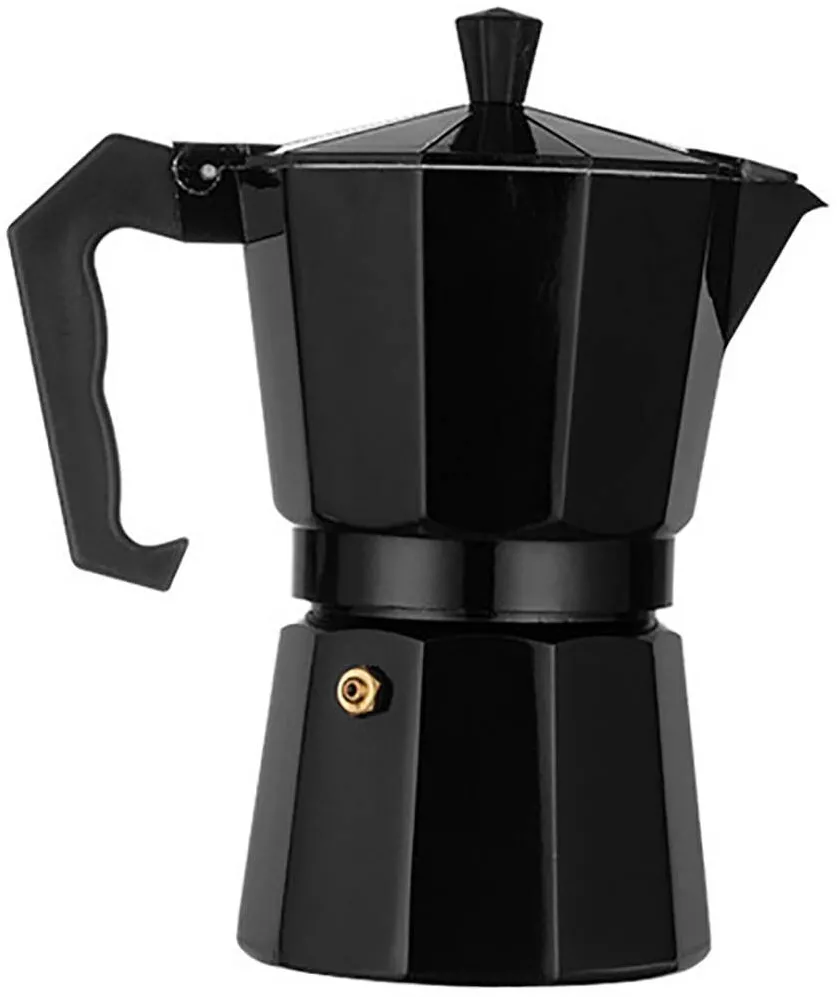 MYRIA ESPRESSOR ARAGAZ MYRIA MC4030, 6 CESTI, ALUMINIU, NEGRU