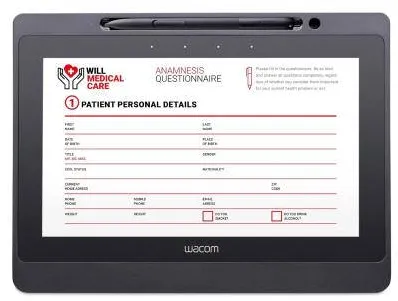 Tableta Grafica Wacom Signature Set - DTU1141B & sign pro PDF