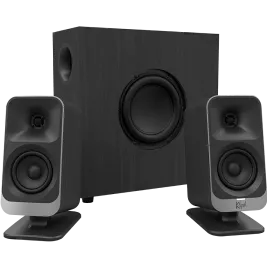 Boxe Klipsch pentru gaming ProMedia Lumina 2.1 cu subwoofer si efecte de iluminare LED incorporate, Negru