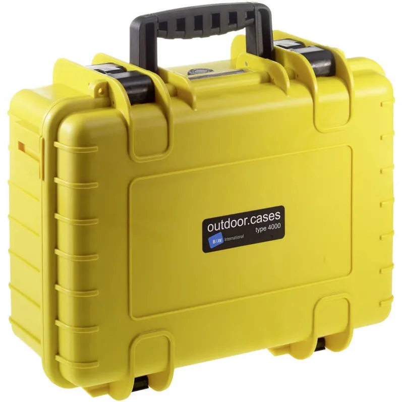 B&W HusaGeanta Type 4000 yellow incl. pre-cut foam