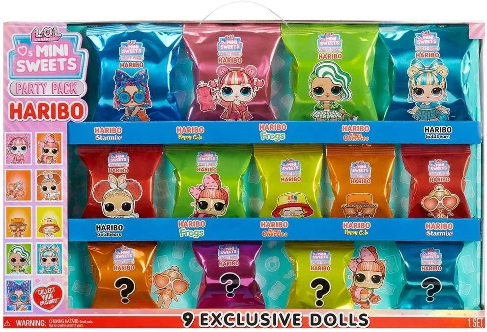 Papusa Mga LOL Surprise Loves Mini Sweets X HARIBO Party Pack
