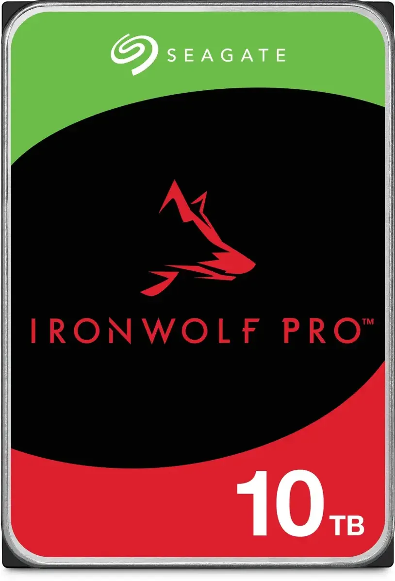 Hard Disk Seagate Bundle SEAGATE Ironwolf PRO Enterprise NAS HDD 10TB 7200rpm 6Gb/s SATA 256MB cache 8.9cm 3.5inch 24x7 for NAS RAID Rackmount Systems