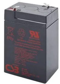CSB BATTERY GP645 6V 4.5Ah F1 Pb