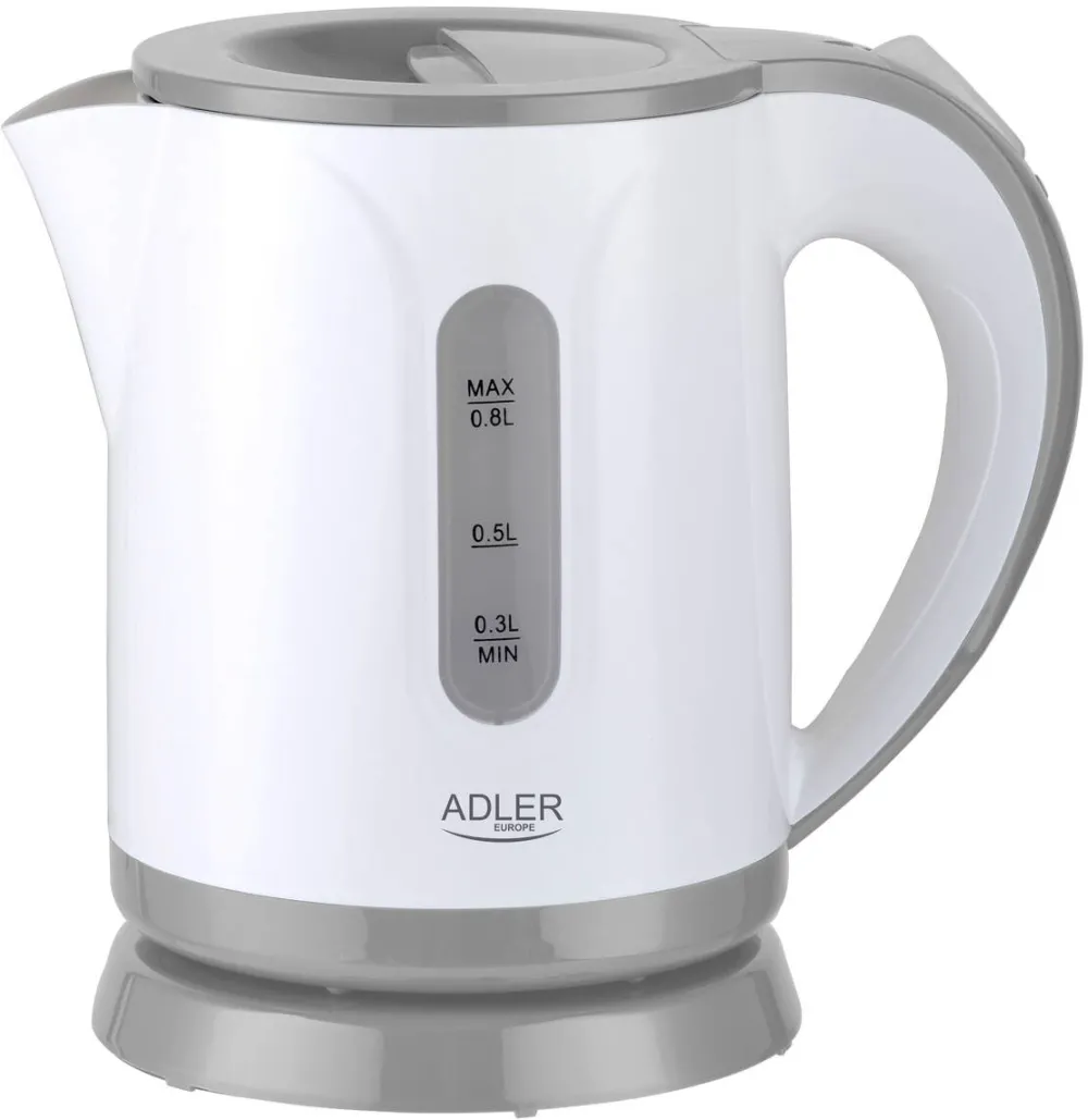 Adler AD1371g Kettle, White/Grey