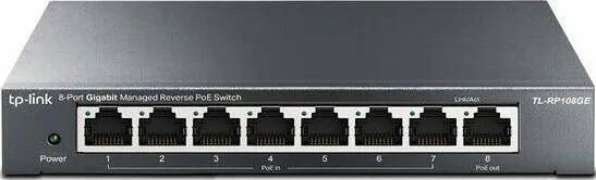 Switch TP-Link 8Port 1Gbps Managed Reverse PoE