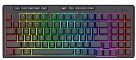Tastatura Redragon Tastatura gaming Redragon Varro neagra iluminare RGB
