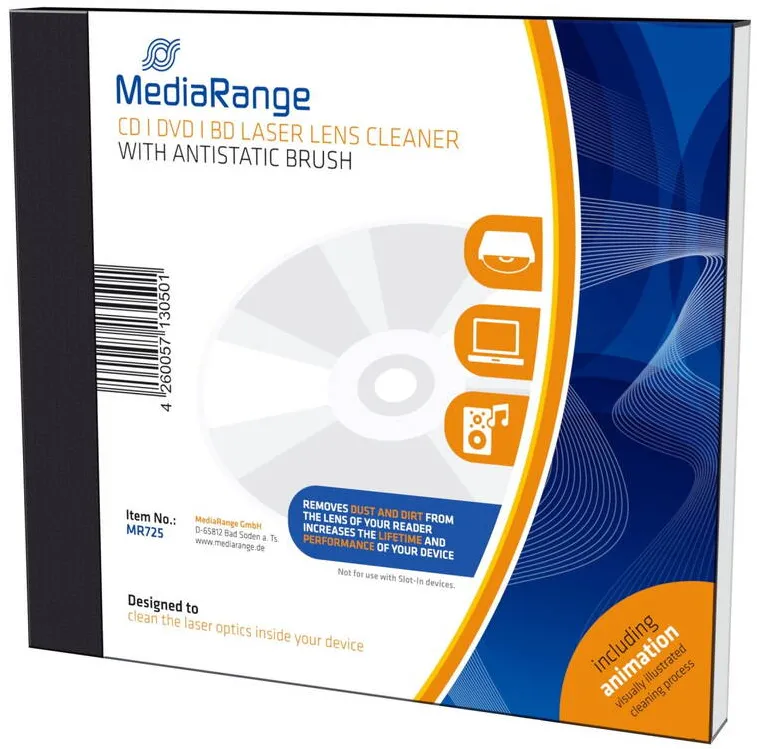 MediaRange Lens Cleaner für CD/DVD Player