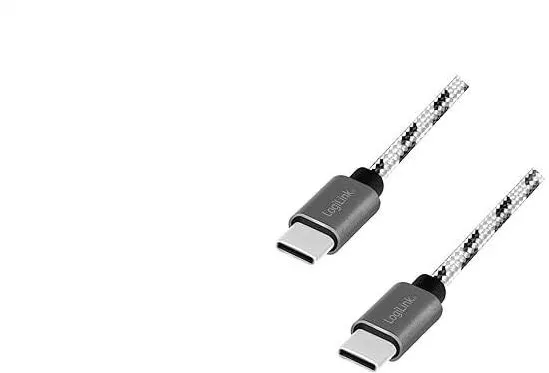Cablu date si alimentare Logilink CU0200 0.5/1/2 m alb si negru