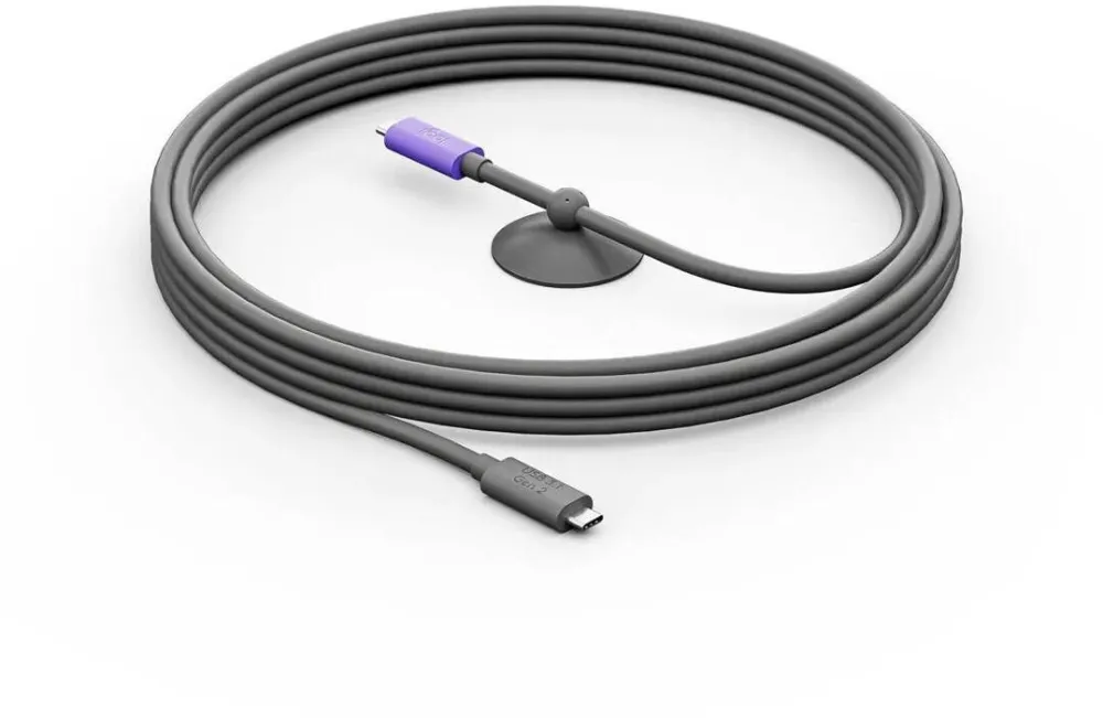 LOGITECH Cablu USB Logitech MeetUp2, 5m, USB3.1 Gen2, USB-C