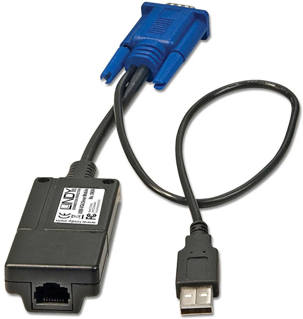 Modul acces KVM Lindy CAM USB si VGA pentru switch-uri Cat 39634