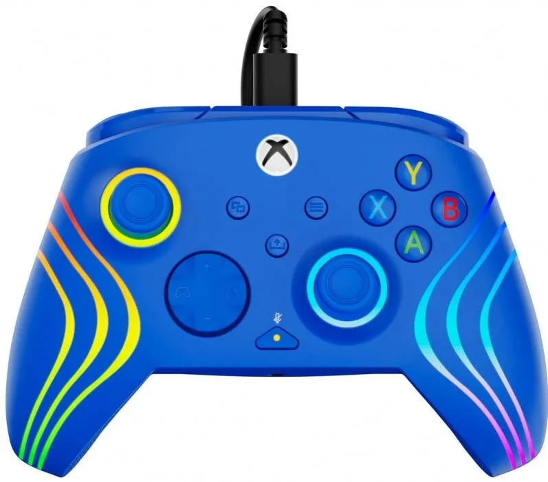 Gamepad Turtle Beach Controler Wired Turtle Beach Afterglow Wave, Albastru, pentru XBOX si PC