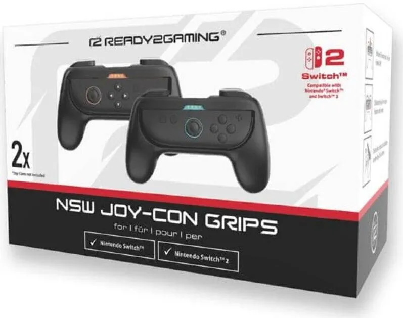 Gamepad ready2gaming Set grip ready2gaming pentru Joy-Con Nintendo Switch 2, 2 bucati