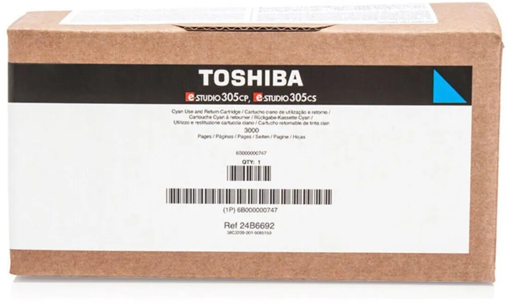 Toner imprimanta Toshiba Toner Toshiba Cyan T-305PC-R