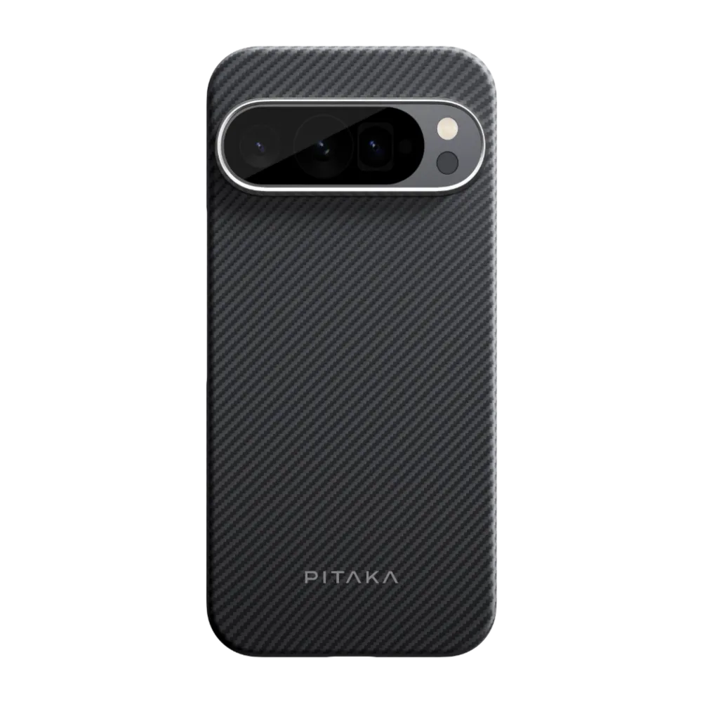 Pitaka Husa MagEZ 5 Pitaka din fibra de aramida pentru Google 9 Pro XL, Magsafe, 600D, Negru/Gri