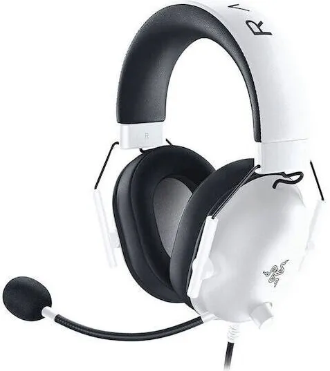 Casti Over-Head RAZER Casti cu fir Razer Blackshark V2 X, over ear, sunet surround 7.1, alb, 240g