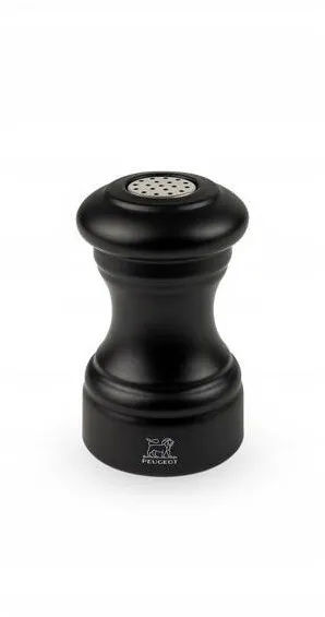 Peugeot Rasnite condimente Peugeot Bistro, negru, 9cm, din lemn