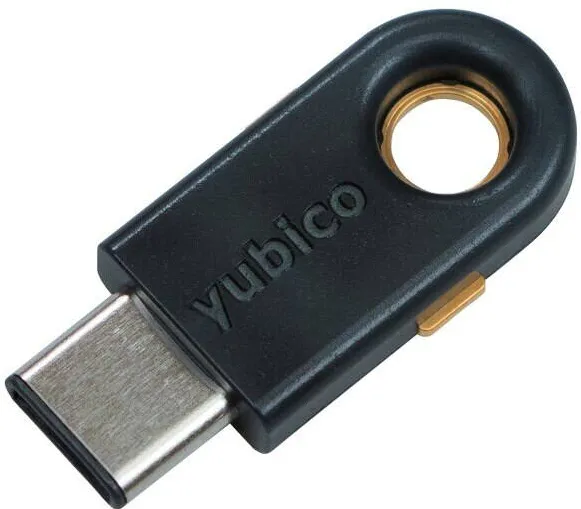 Memorie USB Yubico Dispozitiv criptografic securizat tip token, Yubico Yubikey 5C, negru