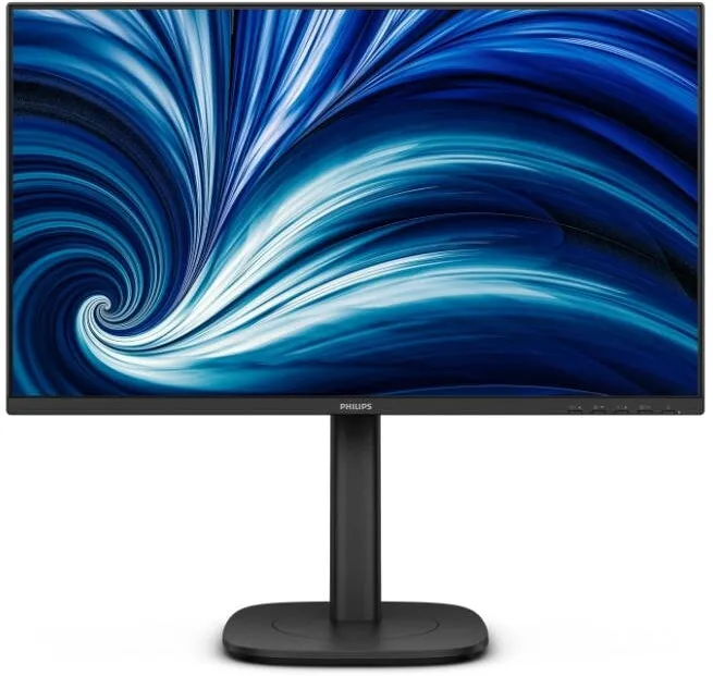Monitor Philips Monitor IPS LED Philips 24.1" 24B2U3301D/00, WUXGA 1920 x 1200, HDMI, DisplayPort, Boxe, Pivot, 100 Hz, 4 ms Negru