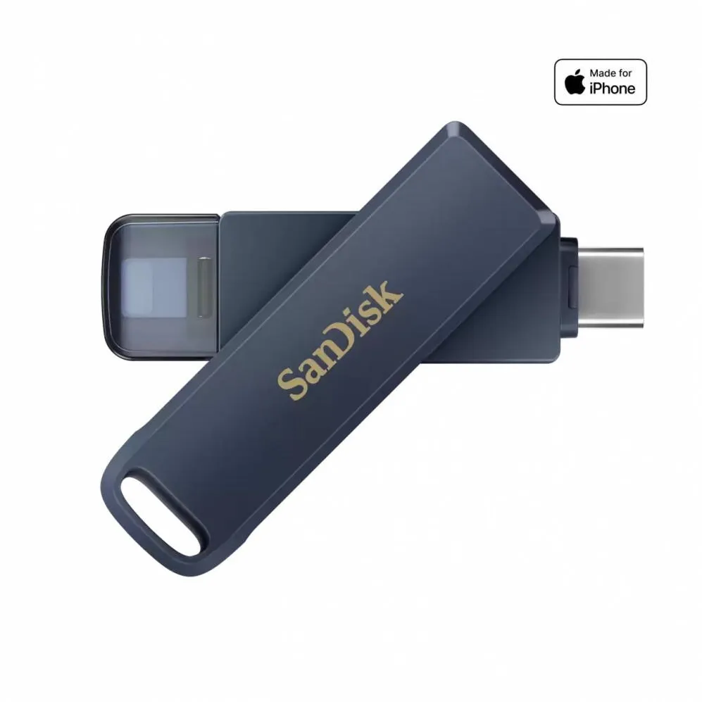 Memorie USB SanDisk Phone Drive pentru iPhone - 256GB, USB-A/ USB-C, 100Mb/s