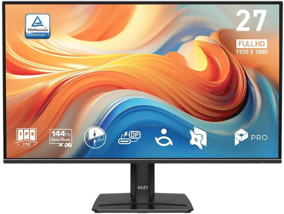 Monitor MSI PRO MP272 E14C, Full HD, 144Hz, Negru, 27"