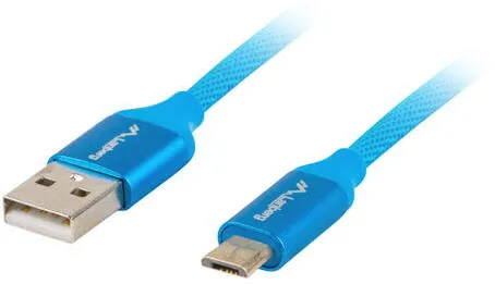 LANBERG LANBERG Lanberg cable Premium Quick Charge 3.0, USB Micro-B(M)->A(M) 1M Blue