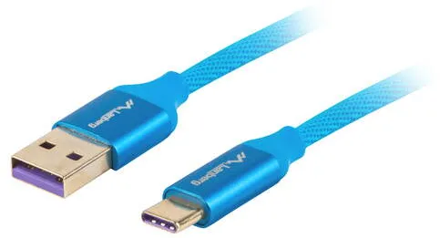 LANBERG LANBERG Lanberg Premium cable USB-C(M)->A(M) 2.0 1M Blue