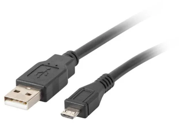 Cablu micro USB la USB-A LANBERG CA-USBM-10CC-0010-BK USB 2.0 1 m negru