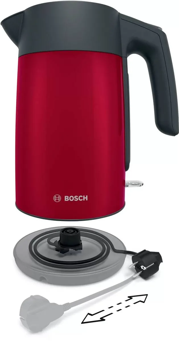 BOSCH Fierbator electric TWK 7L464, 2400 W, 1,7 l rosu