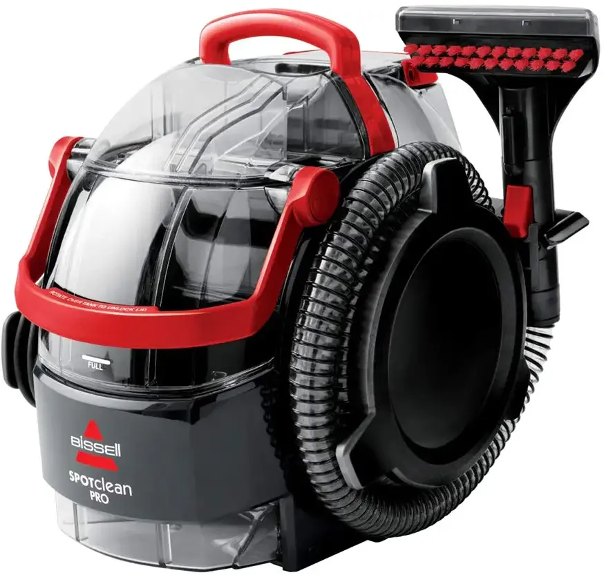 Aspirator BISSELL cu spalare pentru covoare si tapiterii Spot Clean Pro, Sistem patentat de 2-in-1 rezervoare, design compact, 750W