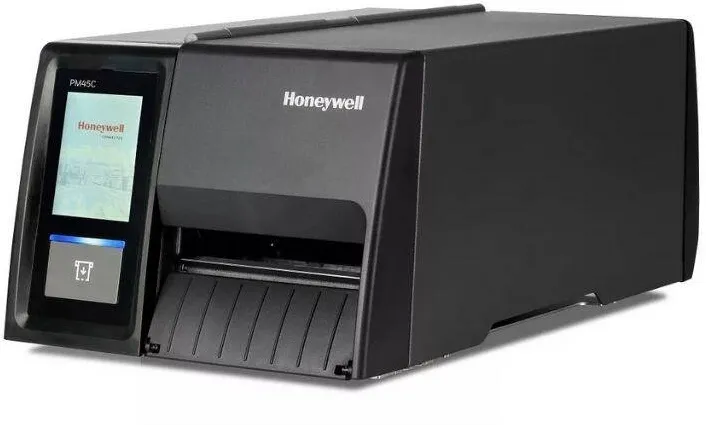 Imprimanta Termica  Honeywell PM45 Compact, Full Touch Display, Ethernet, Short Door,Fixed Hanger, Rewinder + label taken sense, TT, 203 DPI, No Power Cord