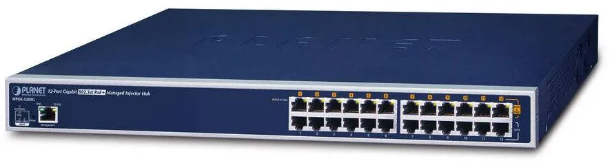 Accesoriu Switch Planet 12-Port Gigabit IEEE 802.3at High Power Injector