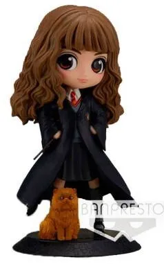 Figurina BanDai Q POSKET - HERMIONA GRANGER WITH COOKSHANKS