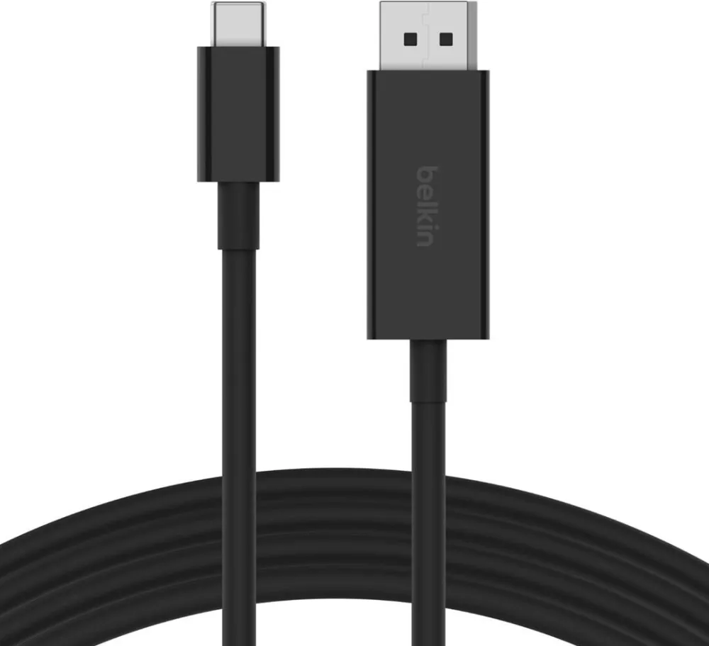 Adaptor BELKIN AVC014bt2MBK 2 m USB Type-C DisplayPort Black