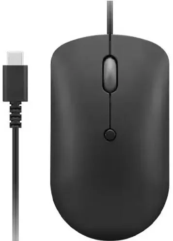 Mouse optic Lenovo 400, Negru