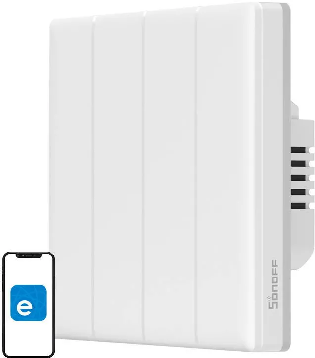 Sonoff Smart Wi-Fi Touch Wall Switch Sonoff TX T5 4C (4-channel)