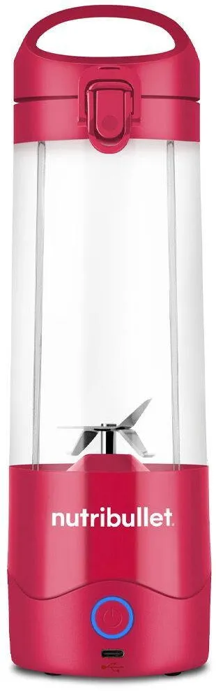 NUTRIBULLET Portable Blender NBP003MA (magenta, battery-operated, 0.475 liters)