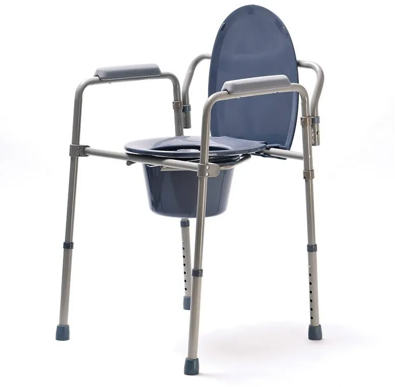 VITEA CARE Height-adjustable folding toilet chair