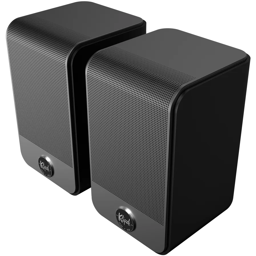 Boxe Klipsch surround Flexus SURR 100 pentru soundbar-uri Flexus Core, negre, pereche