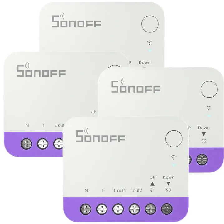 Sonoff MINI-RBS WiFi Smart Mini Roller Shutter Switch (4 buc.)