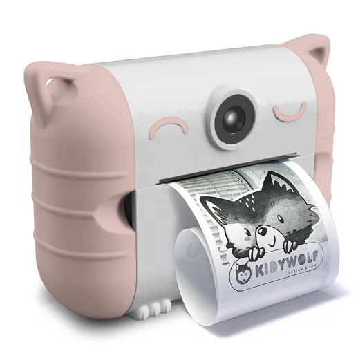 Aparat foto compact Kidywolf Instant Camera peach