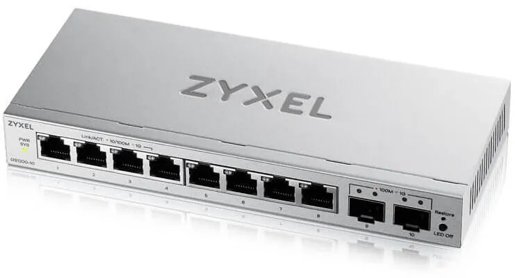 Switch ZyXEL Switch ZyXEL Zyxel GS1200-10V3 8-Port Gigabit, 2xSFP web/smart managed