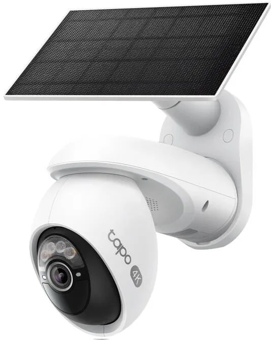 Camera Supraveghere TP-Link Camera Supraveghere TP-Link CAMERA IP TP-LINK + PANOU SOLAR, wireless, turret, pt.exterior, dist. IR 9 m, tip lentila fixa 4 mm, 4K 8MP (3840 2160 px), microfon, carcasa plastic, slot SD card, "Tapo C660 KIT" (timbru verde