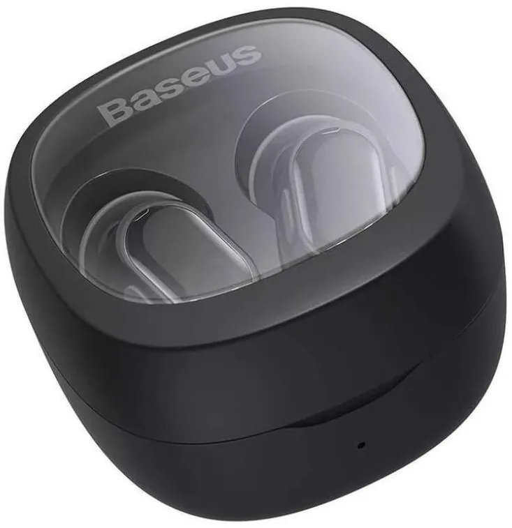 Casti Bluetooth Baseus Casti Bluetooth CASTI Bowie WM02, pt smartphone, wireless TWS, bluetooth 5.3, microfon pe casca, negru "NGTW370201" - 6932172628468