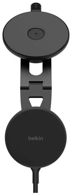 BELKIN Magn.kabelloses Kfz-Lade- gerät Qi2 m.Halterung WIC013hqBK