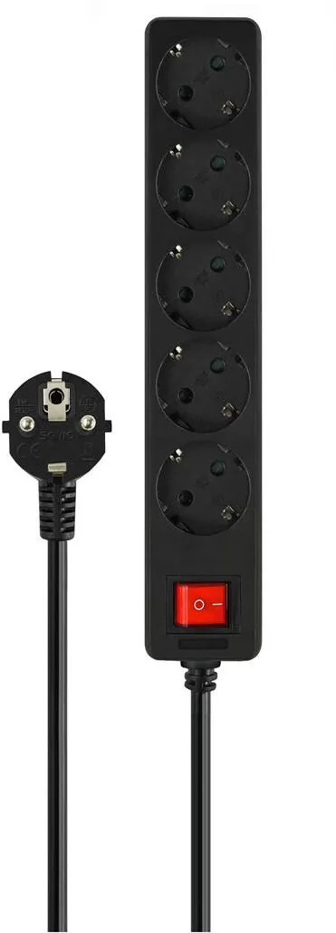 SAVIO Prelungitor Savio, 5m, protectie anti-incendiu, cablu din cupru