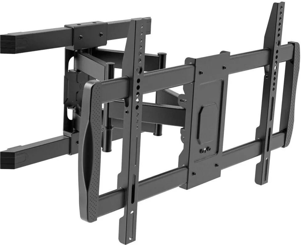 Suport TV / Monitor TECHLY Suport TV de perete, reglabil, 42-75 inch, brat dublu, extensibil, Full-Motion, Negru, Techly, ICA-PLB 473