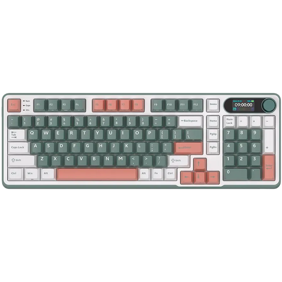 Tastatura Royal Kludge Royal Kludge Gaming Royal Kludge RK-S98, Brown Switch, iluminare RGB, Wired, Wireless 2.4Ghz, Bluetooth Multicolor